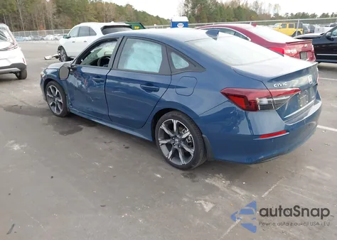 2025 Honda Civic Hybrid Sport/Sport Touring из США, поврежденный, VIN 2HGFE4F80SH300556